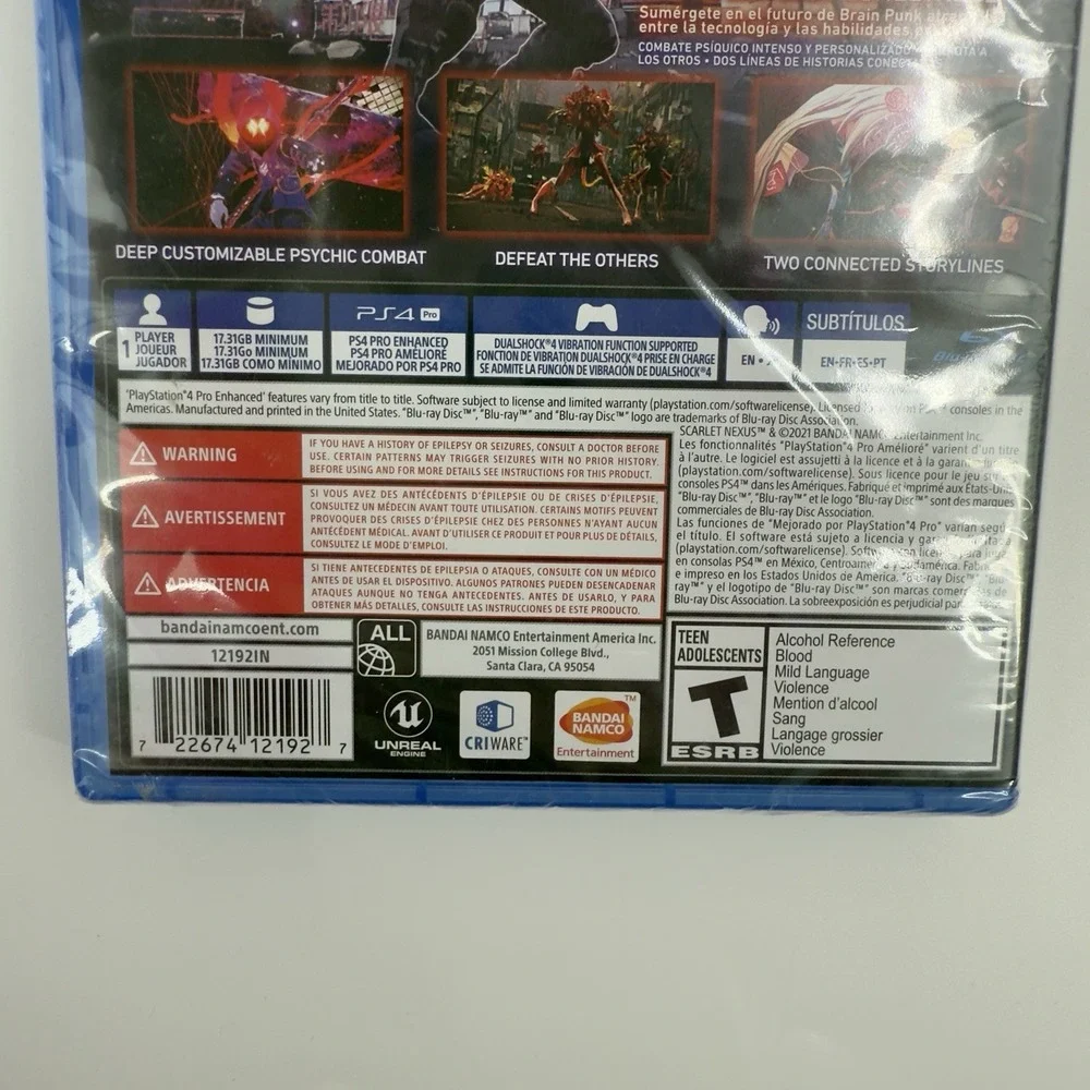 Scarlet Nexus‎ PS4 Brand New Sealed - PlayStation 4 Game